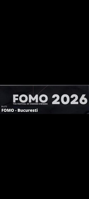 FOMO GA - General Access, 5 days access, between 20th-24th  2026
