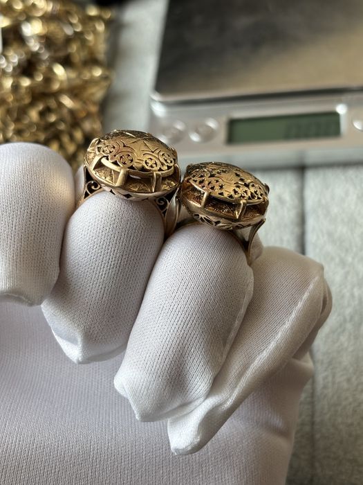 Златни пръстени от едно време бг изработка 14к