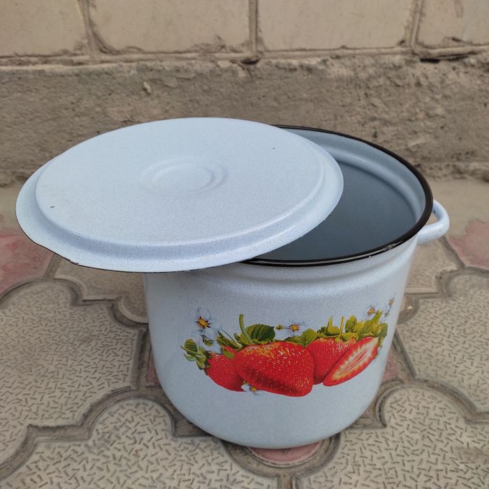 Кастрюля 10 литров, эмалированная