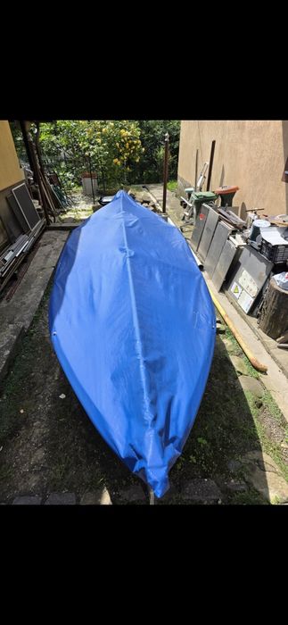 Vând barca fibra 4,8 x 1,5 m