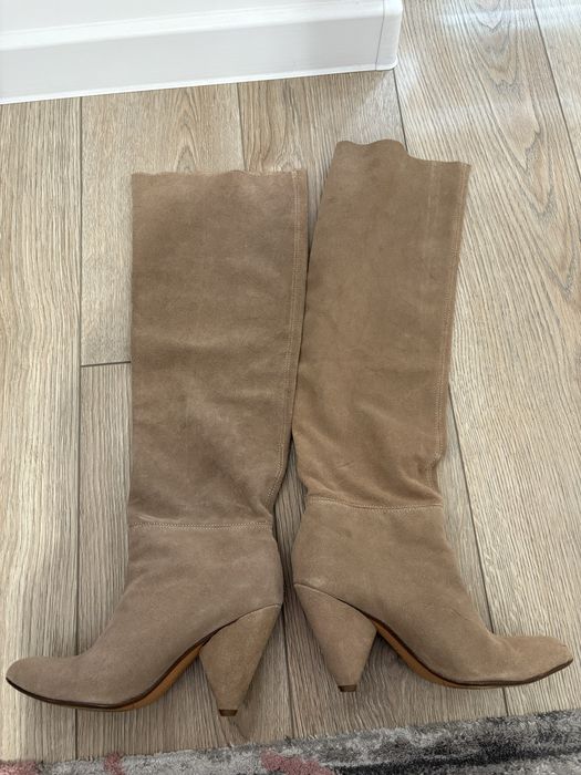 Велурени ботуши Bershka