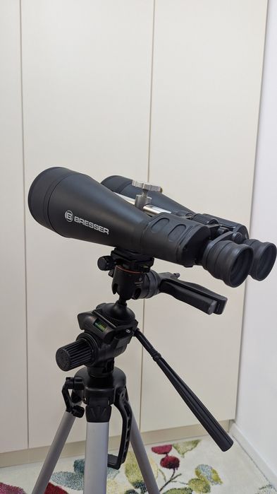 Binoclu Bresser Special-Astro 20x80 + trepied cu cap Vanguard GH-200