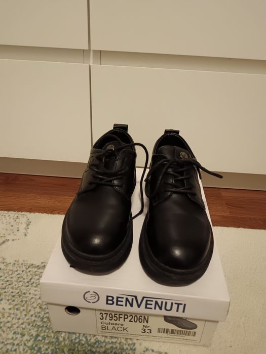 Pantofi fete piele naturală,Nr. 33