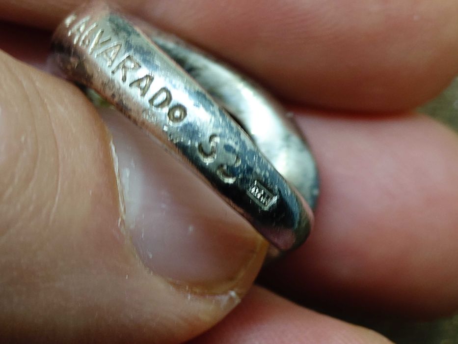 Inel designer ALVARADO – argint 925 cu sferă de sticlă albastră