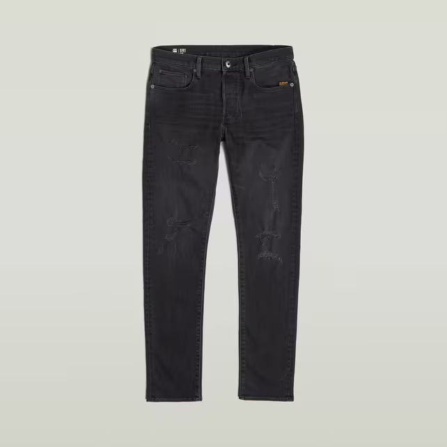 Оригинални дънки G-Star Raw 3301 Slim W33 W34 W36 W38 нови мъжки черни сиви