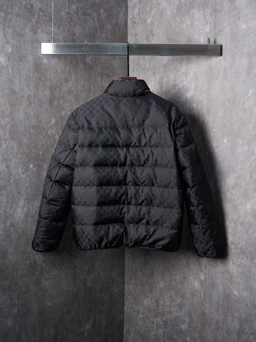 Gucci GG Nylon Zipper Fleece Stand cămașă inversabilă