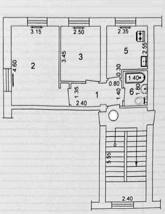 Буз 2 Ялангач эко базар 2/1/4 кирпич 38м²