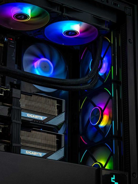 CASE Intel Ultra 9 + RTX 5090 x2 | 64GB DDR5 | 1600W TITANIUM ROG Z890