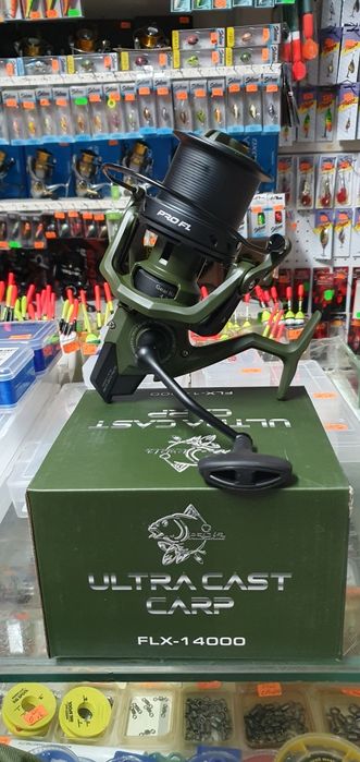 ПРОМО! Шаранджийска макара PRO FL ULTRA CAST CARP FLX-14000