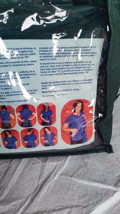 Wrap elastic gri  port bebe