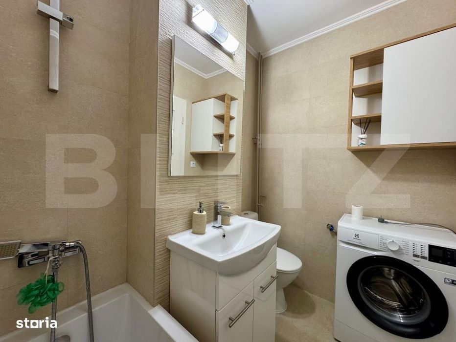 Apartament 1 camera, tip D, Nufarul, renovat recent