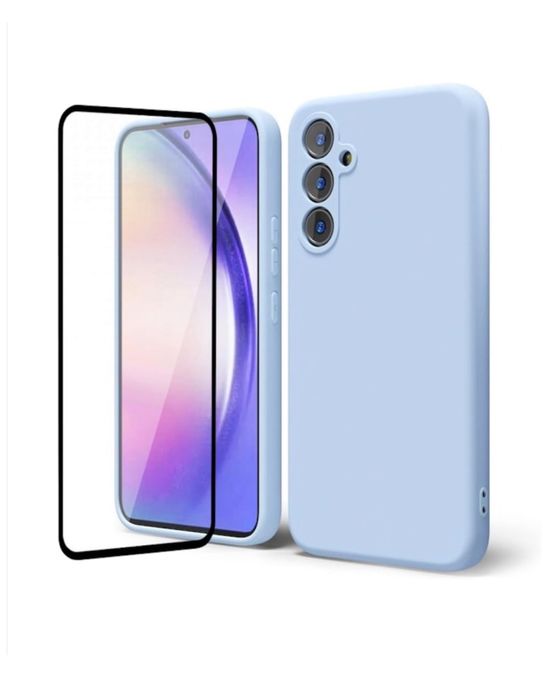 Samsung A16/A17/A26/A36/A56 Husa Tpu Colorata + Folie Sticla Devin Gla