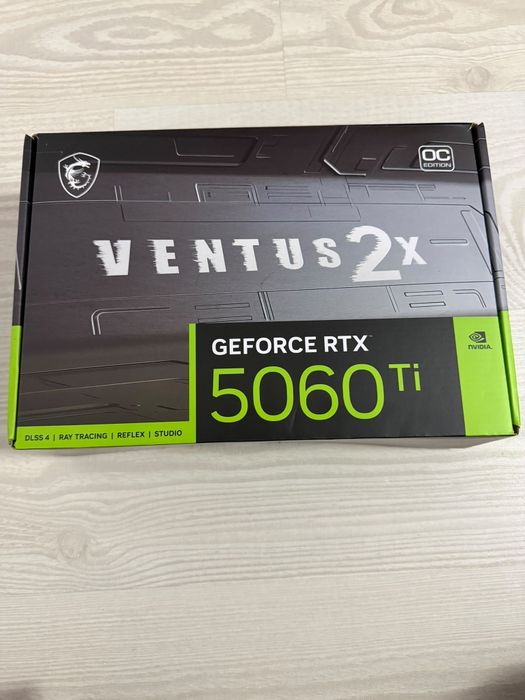 Placa video MSI GeForce RTX™ 5060 Ti 8G VENTUS 2X OC PLUS, 8GB GDDR7, 128-bit