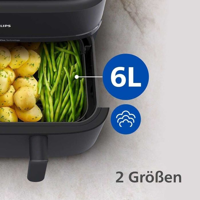 Уред за готвене с горещ въздух и пара Philips 5000 Series (NA550/00)