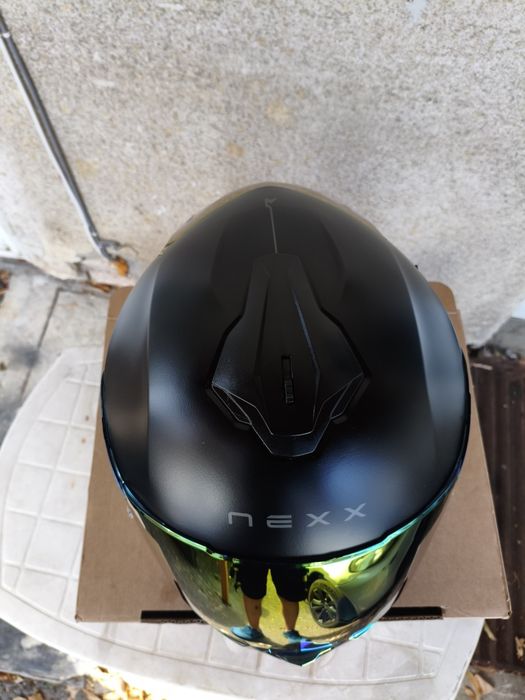 Каска NEXX Y100R Subsonic black red matt