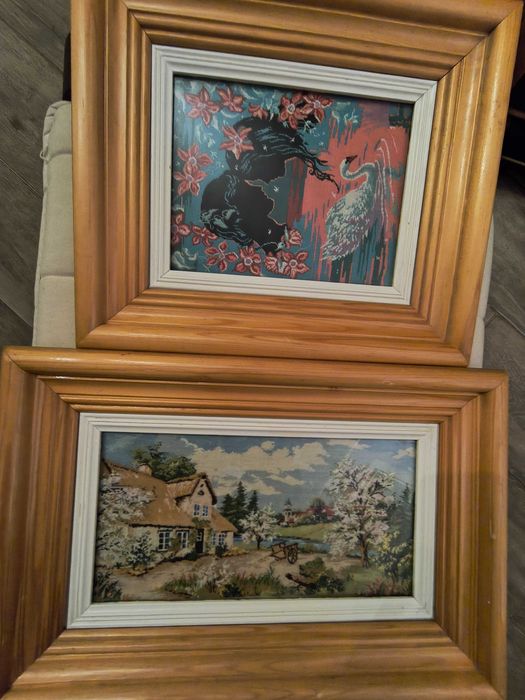 Goblenuri cu rama de lemn