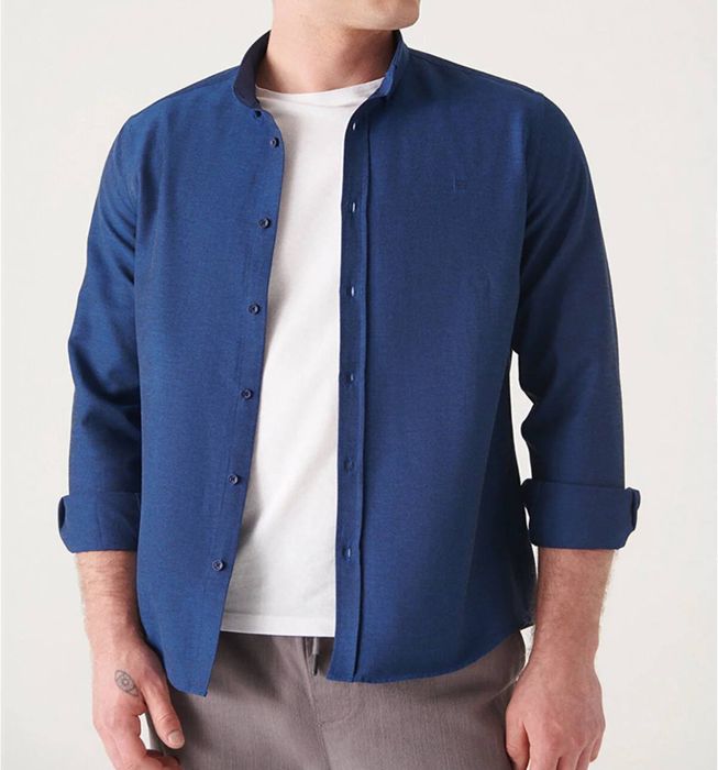 AVVA рубашка с длинным рукавом классического кроя