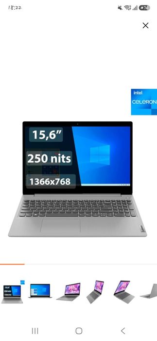 Ноутбук Lenovo 15.6
