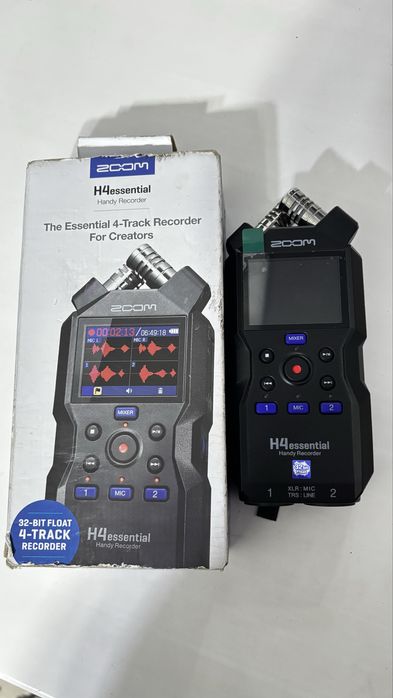 ZOOM H 4 essential.Аудиорекордер,чистый звук