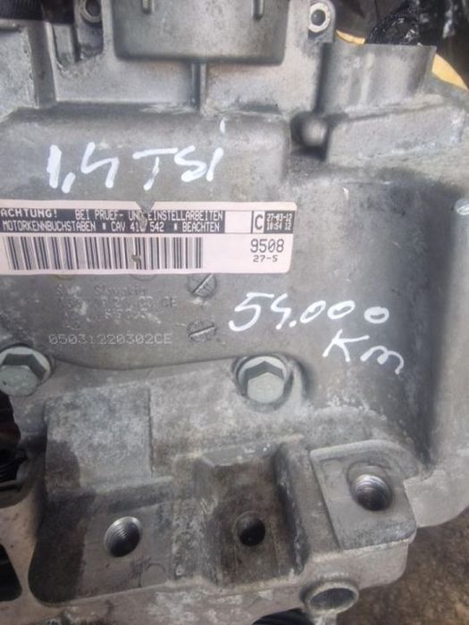Cutie viteza manuala 4×4 mxb vw tiguan motor 1,4 tsi ,cavd