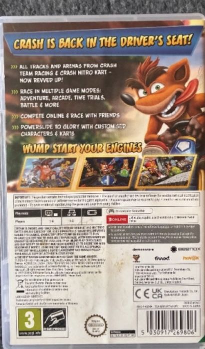 Crash Team Racing Nitro-Fueled – Игра за Nintendo Switch