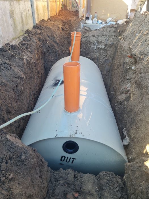 Fosă septică cu montaj