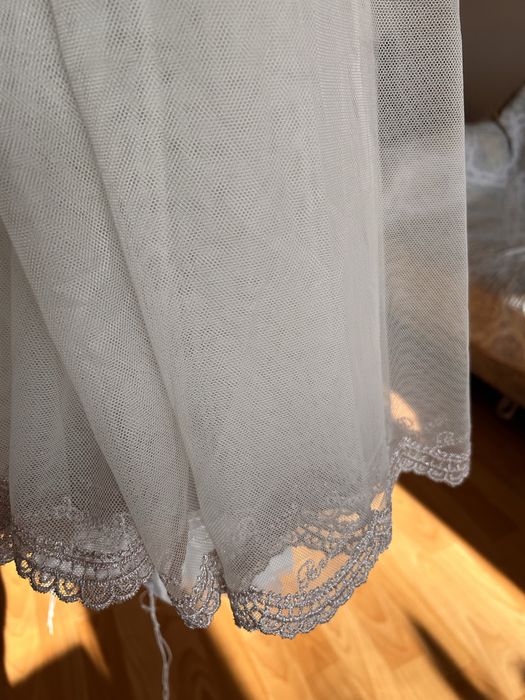 Тюль сетка с фестонами