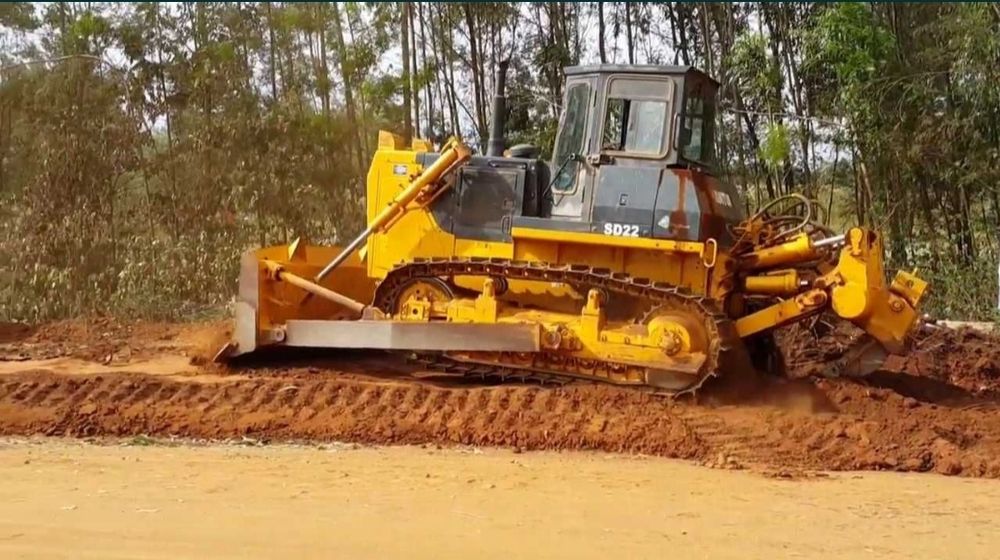 Бульдозер тралл 40т  автокран