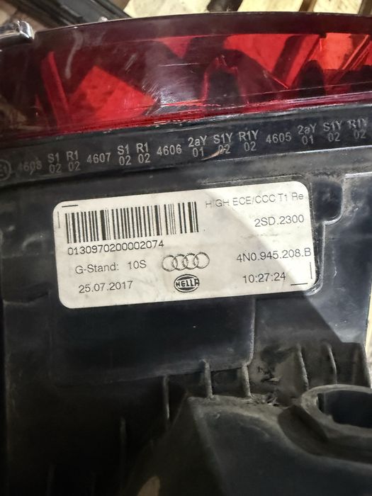 Оригинални LED стопове Audi A8/S8 D5 4N комплект – 4N0945095G 4N0945207B 4N0945208B