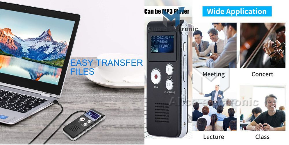 Reportofon digital Profesional. Activat prin voce 8 16 32GB Nou !