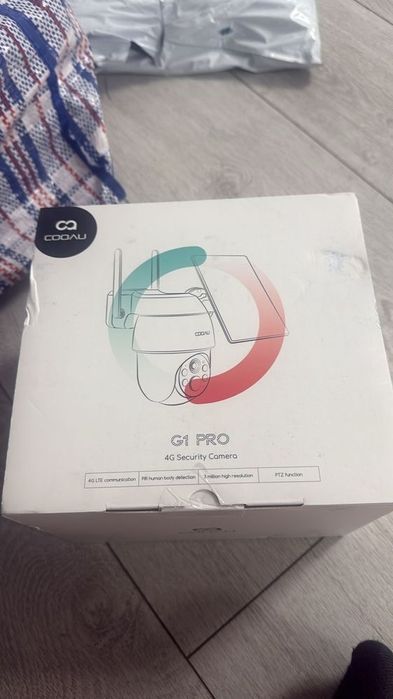 Camera de supraveghere cooau,cu panou solar si cartela