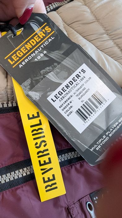 Мъжко яке Legender's Aeronautical / две лица