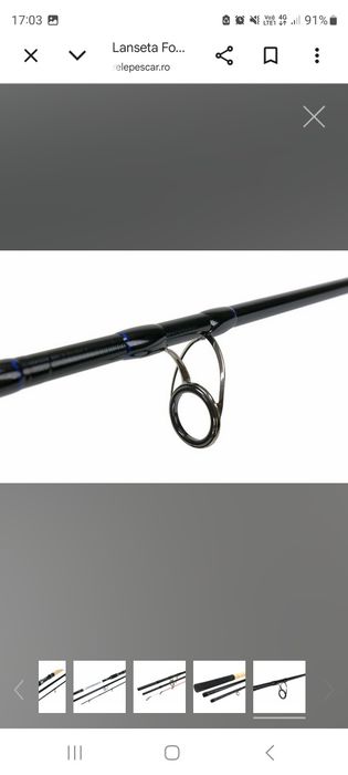 Vând lanseta feeder