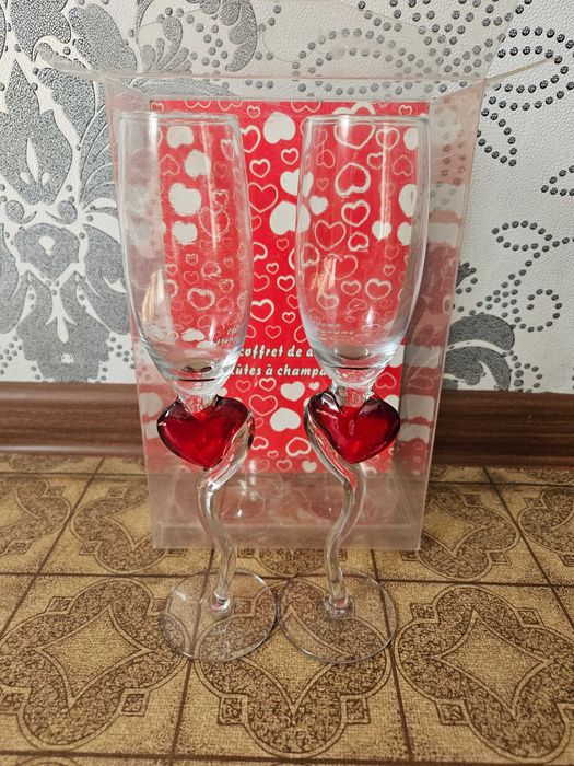 Фужеры праздничные свадебные