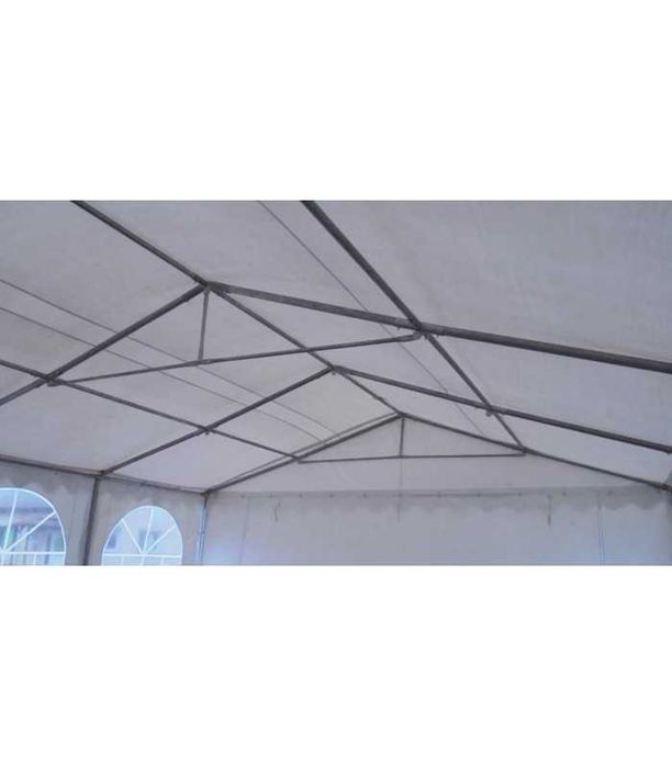 10X20m Cort Evenimente PROFESSIONAL XXL, PVC alb