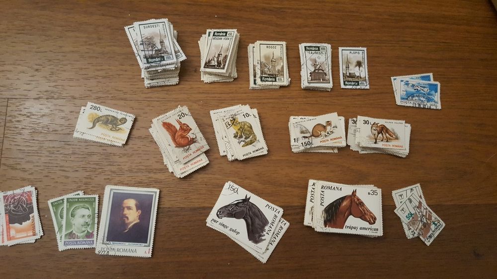 Lot timbre romanesti (aprox 3200 buc)