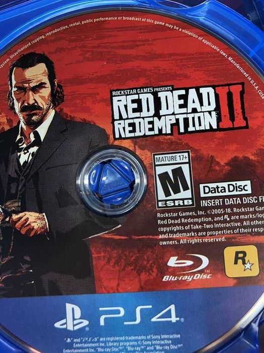 DATA disc Disk 1 Red Dead Redemption 2 (PS4) плейстейшън