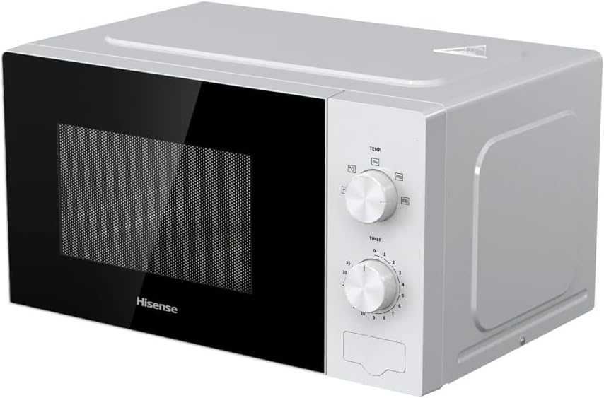 Микровълнова печка Hisense 20L (H20MOWP1) Бяла 700W лесна за почистван