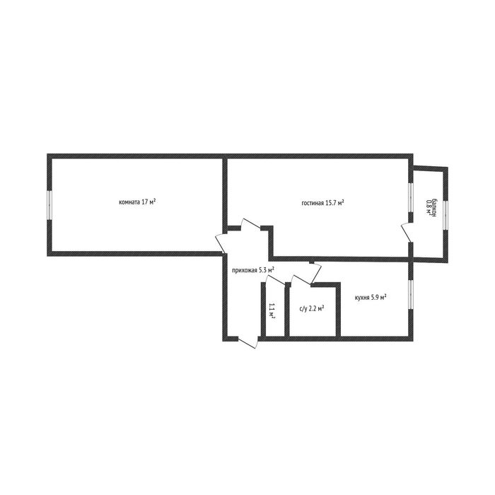 Продажа 2-комнатной квартиры