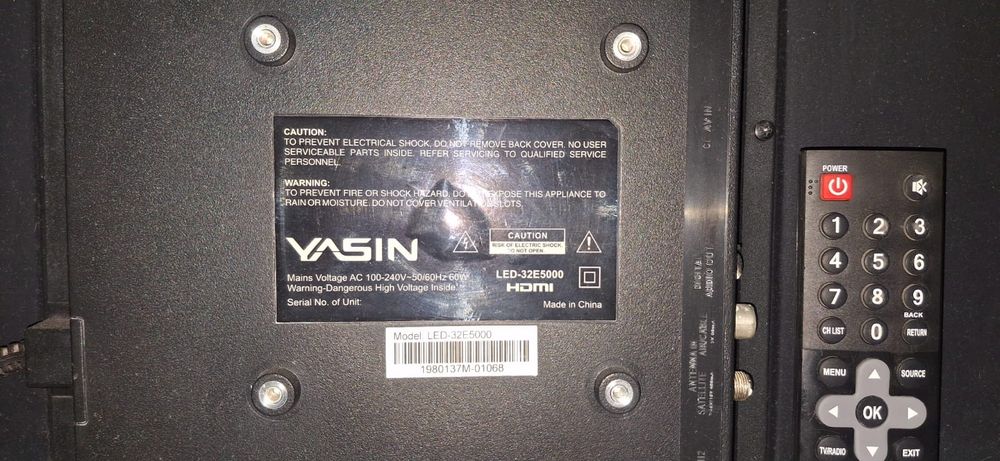 Телевизор Yasin LED-32E5000