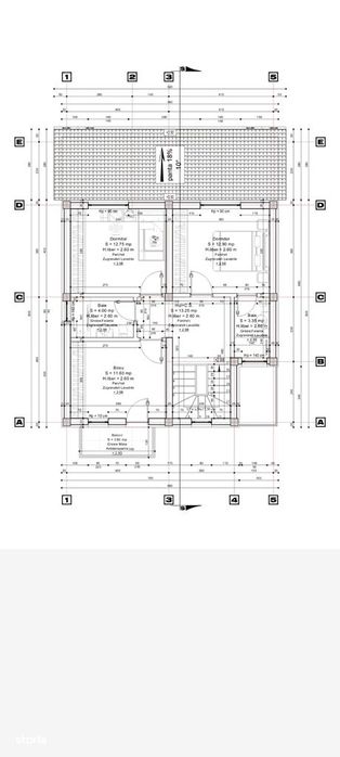 FARA COMISIOANE casa cu 4 camere 3 bai P+1+pod terasa cam tehnica beci
