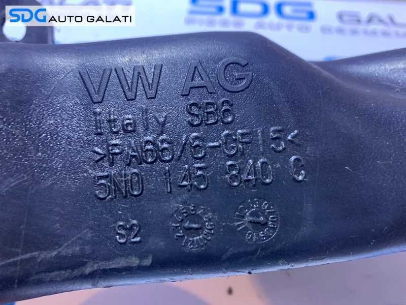 Conducta Furtun Tub Presiune Aer VW Golf 6 2.0 TDI CBAA CBAB CBDC 2008 - 2014 Cod 5N0145840C 5N0145840D