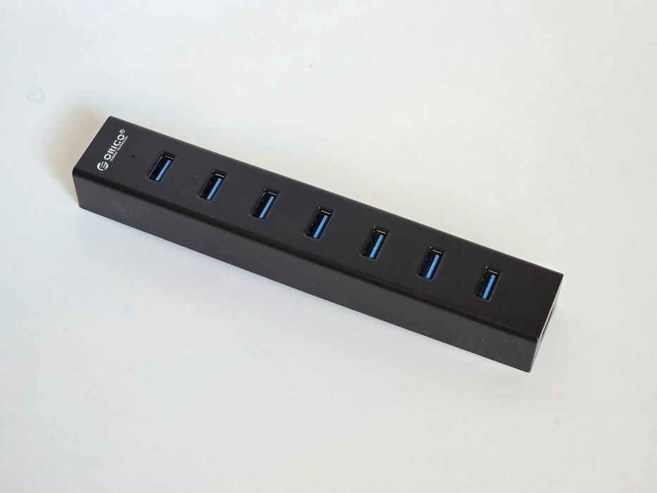 USB хаб ORICO с активным питанием на 7 портов