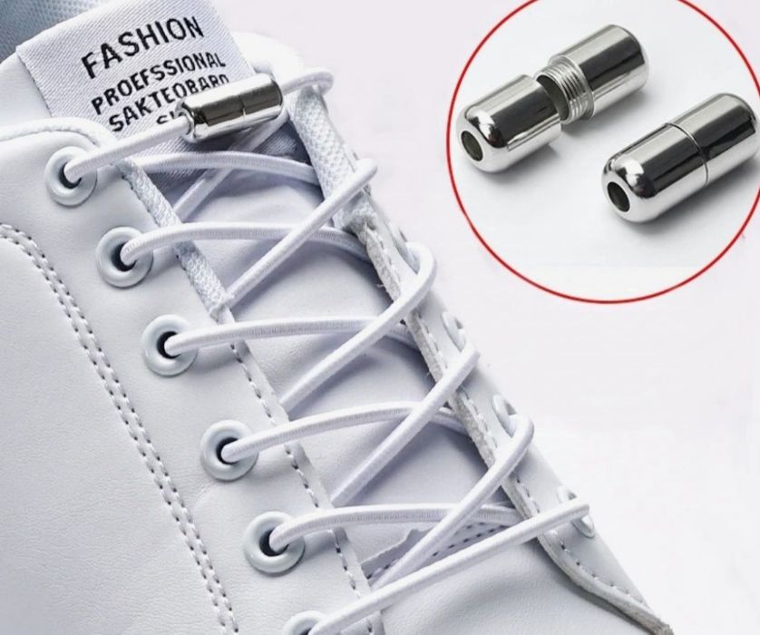 Различни цветове еластични връзки за обувки