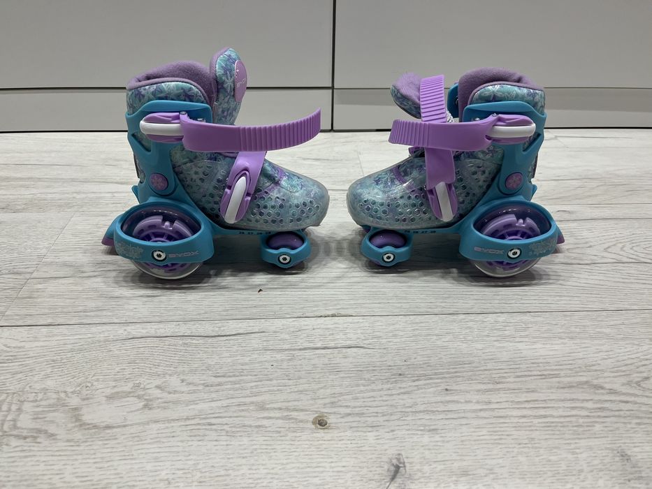 Регулируеми кънки BYOX с PVC колелца LITTLE BEETLE Frozen GIRL XS/26-29/