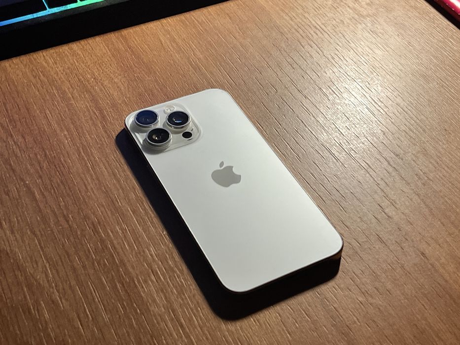 iPhone 15 Pro Max 256 Gb Alb Impecabil White Titanium