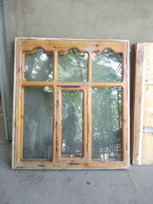 Рамы деревянные с подокониками, двойные.