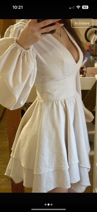 Rochie albă elegantă