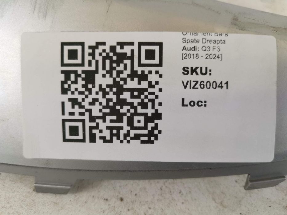 Ornament Bara Spate Dreapta Audi Q3 F3 2018 2019 2020 2021 2022 2023 2