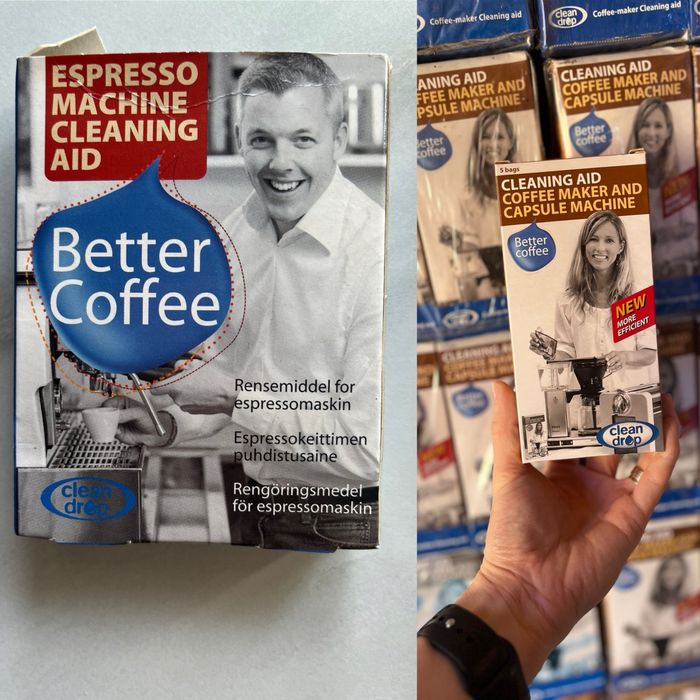 Clean drop tablete + solutie pentru curatarea aparatele espresso